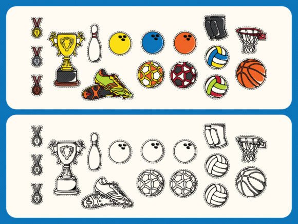 90s Sport Clip Art Sticker Templates: A Modern Toolkit for Energetic Design