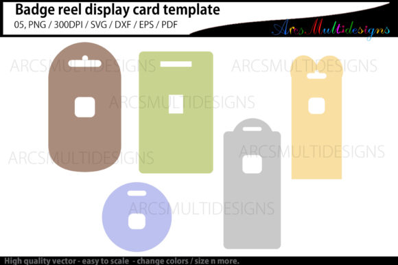 Badge Reel Display Card Templates: A Creative Toolkit
