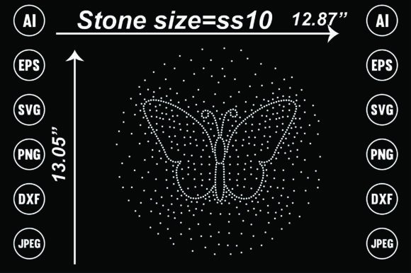 Butterfly Rhinestone Templates: Instantly Elevate Your Craft Projects