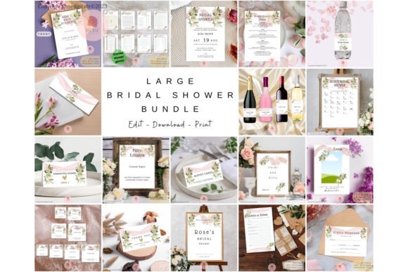 Large Bridal Shower Set Templates: Your Blueprint for an Elegant, Stress-Free Celebration