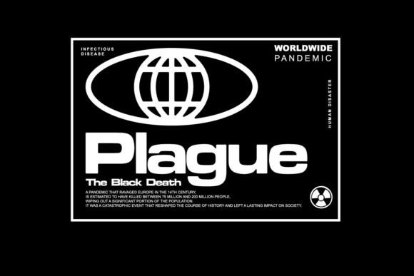 Plague Streetwear Design Templates: Dark Aesthetics for Modern Merch