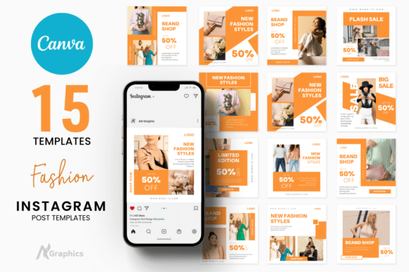 Transforming Digital Marketing Strategy with 15 New Fashion Instagram Post Templates