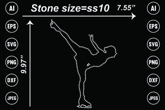 Unlock Your Creativity with Ice Skate Rhinestone Templates